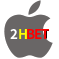 Aplicativo 2HBET para iOS