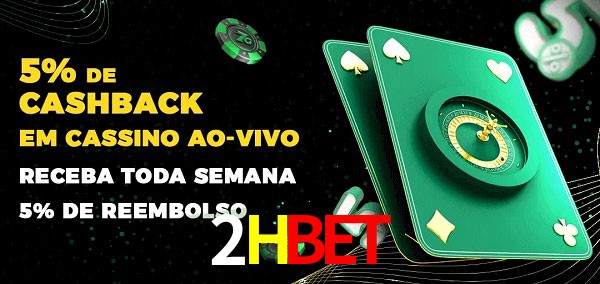 Promoções do cassino ao Vivo 2HBET